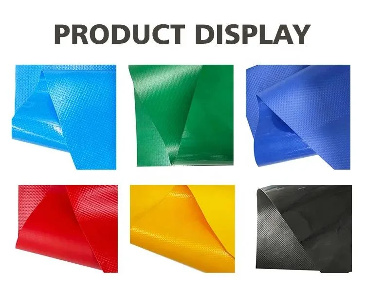 1000d 18 * 12 PVC Tarpaulin Roll Waterproof Vinyl Tarpaulin PVC Coated Fiberglass Cloth